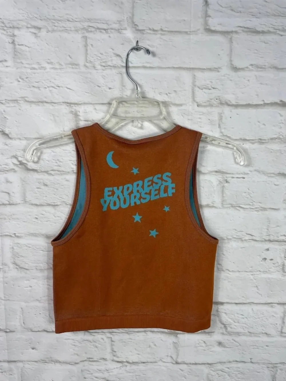 Fabletics Reese Seamless Express Yourself Tank AND legging matching set XS